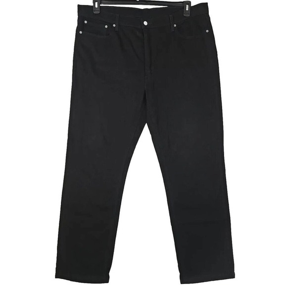 Levi's 541~Men's Size 42 x 32~Black Denim Athletic Water Less Jeans Cotton Blend - Picture 1 of 12